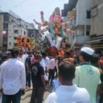 मगदल्ला हजीरा और डुमस घाटों पर बड़ी प्रतिमाओं का विसर्जन*